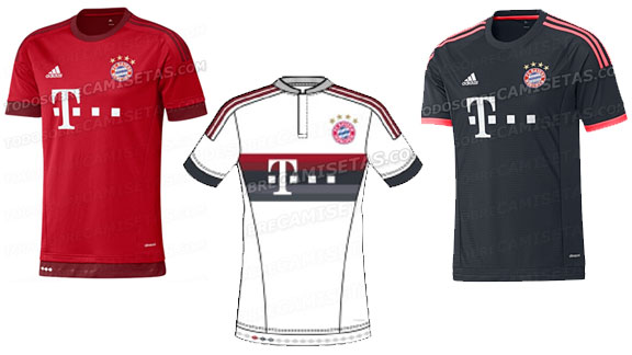 Filtran nuevos uniformes del Bayern Munich para la próxima campaña